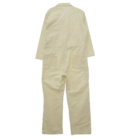 Engineered Garments エンジニアードガーメンツ USA製 コットン オールインワン つなぎ パンツ オフホワイト系 46【中古】