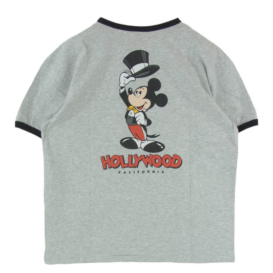 JOURNAL STANDARD ジャーナルスタンダード Disney ディズニー × Disney ディズニー MICKEY MOUSE ミッキー マウス プリント Tシャツ グレー系 M【新古品】【未使用】【中古】