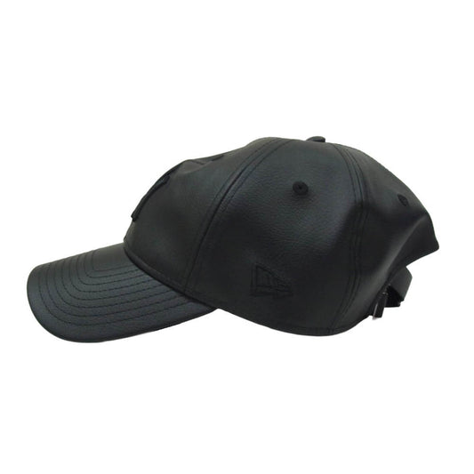 NEW ERA ニューエラ BEAMS ビームス × BEAMS ビームス NY ヤンキース PC-9FIFTY PU フェイクレザー キャップ ブラック系【極上美品】【中古】