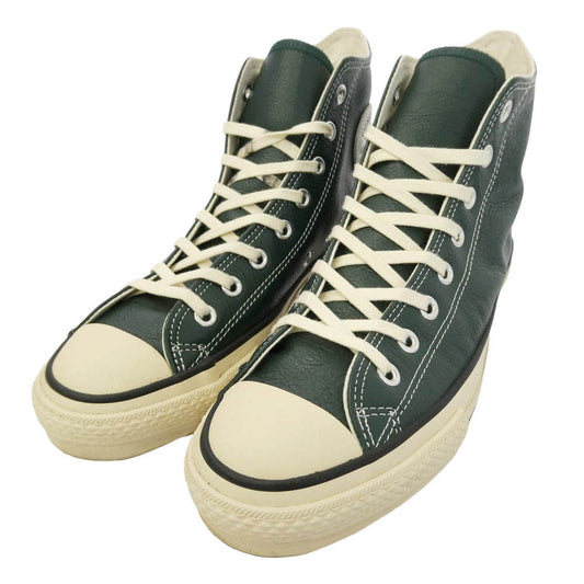 CONVERSE コンバース Ciaopanic チャオパニック CPZ2052413C0003 × CIAOPANIC チャオパニック LEATHER ALL STAR J HI レザー オールスター スニーカー グリーン系 オフホワイト系 27cm【中古】