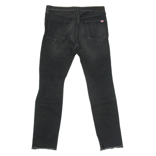 HYSTERIC GLAMOUR ヒステリックグラマー 02173AP19 クラッシュ ダメージ 加工 ブラック デニム パンツ ブラック系 34【中古】