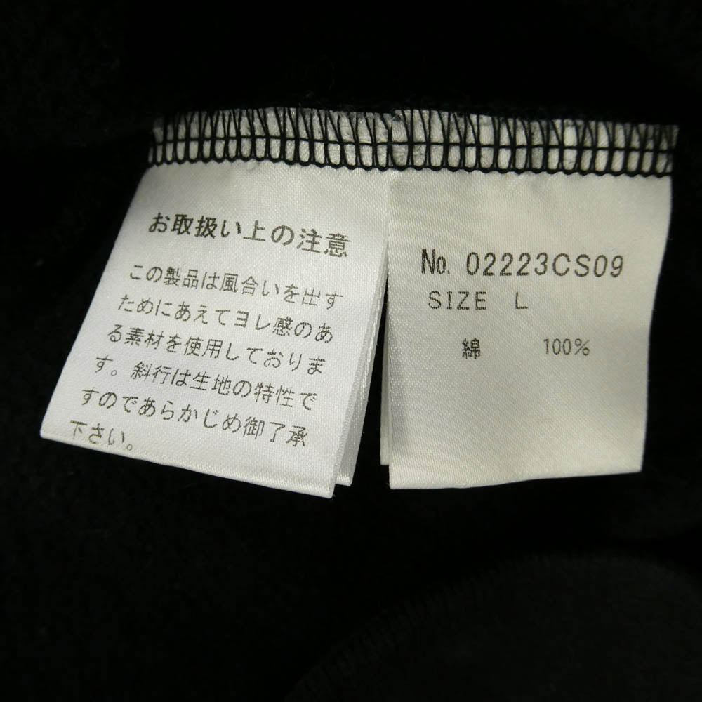 HYSTERIC GLAMOUR ヒステリックグラマー PLAYBOY プレイボーイ 23AW 02223CS09 PLAYBOY プレーボーイ プリント クルーネック スウェット ブラック系 L【中古】
