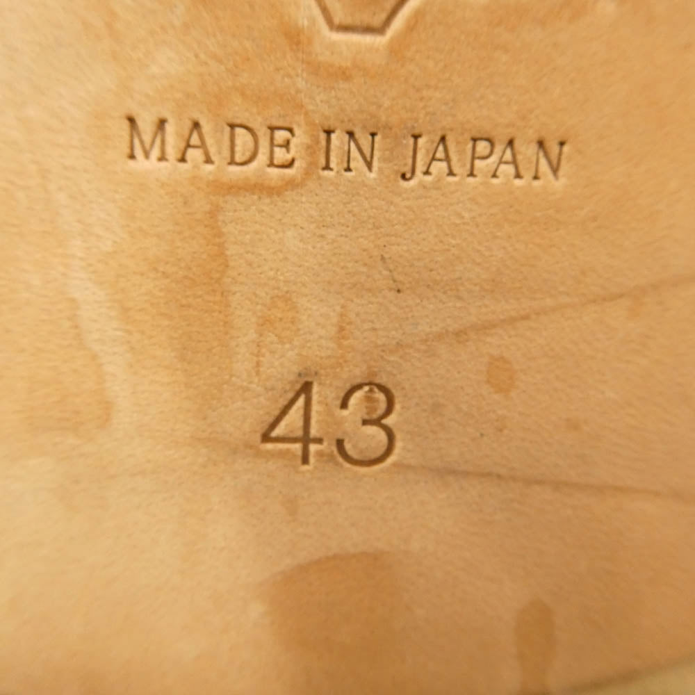 PADRONE パドローネ バックジップ ブーツ ブラック系 43【中古】