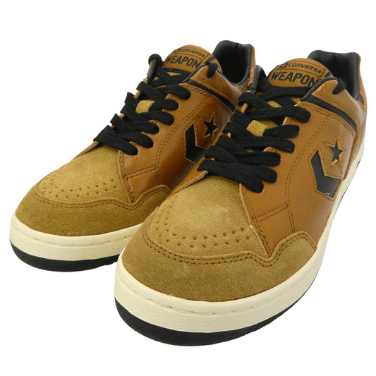 CONVERSE コンバース 26AW 33702850 × SOMA Katsufumi Tokunaga ソーマ 徳永勝文 トクナガカツフミ TimeLine Weapon J VTG 40th OX タイムライン ウエポン ローカット スニーカー ライトブラウン系 マルチカラー系 25cm【極上美品】【中古】