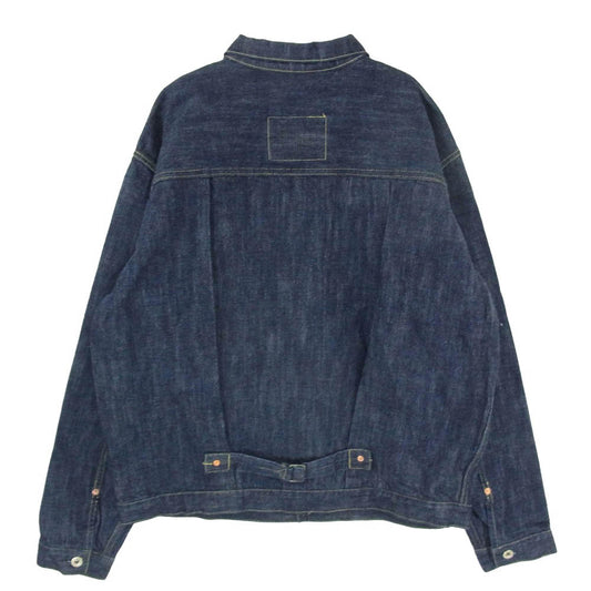 STANDARD CALIFORNIA スタンダードカリフォルニア 24SS OUDLA360 SD Denim Jacket S996 WW Ⅱ OW 大戦モデル ヴィンテージウォッシュ デニムジャケット インディゴブルー系 42【極上美品】【中古】