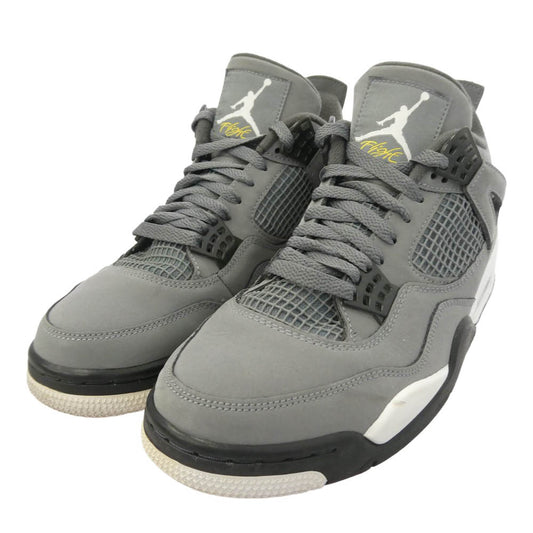 NIKE ナイキ 19AW 308497-007 Air Jordan 4 Cool Grey エアジョーダン4 クール グレー ハイカット スニーカー チャコール系 27cm【中古】