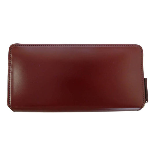 プレリー ギンザ NP12030 CORDOVAN 1957 Round Zipper Long Wallet コードバン ラウンド ファスナー 長財布 ダークブラウン系 02【新古品】【未使用】【中古】