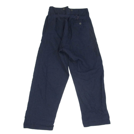 Nigel Cabourn ナイジェルケーボン 8052-00-50001 30s FRENCH WORK PANT フレンチ ワーク パンツ リネン ニドム ネイビー系 30【中古】