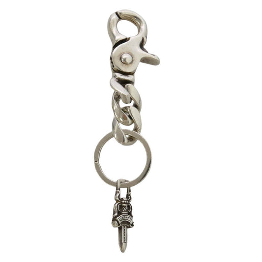 CHROME HEARTS クロムハーツ(原本無) CLP CHN CLASSIC-S ショートクラシックリンク #5ダガー キーチェーン キーリング シルバー系【中古】