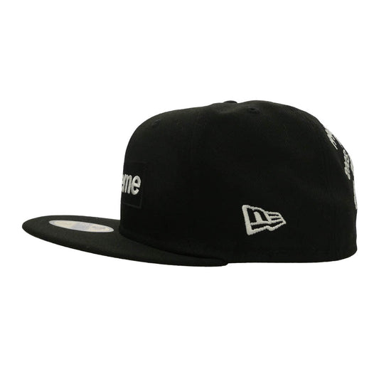 Supreme シュプリーム NEW ERA ニューエラ 21SS ×NEW ERA Champions Box Logo ニューエラ チャンピオンズ ボックスロゴ ベースボールキャップ 帽子 ブラック系 M/58.7cm【極上美品】【中古】