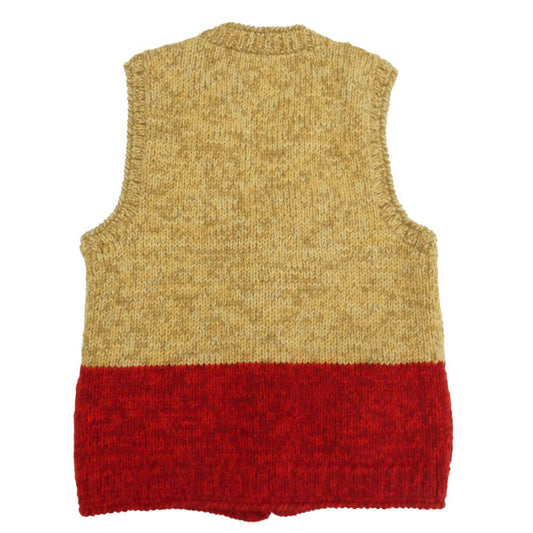 Pherrow's フェローズ 22AW 厚手 ウール ニット ベスト マルチカラー系 M【中古】