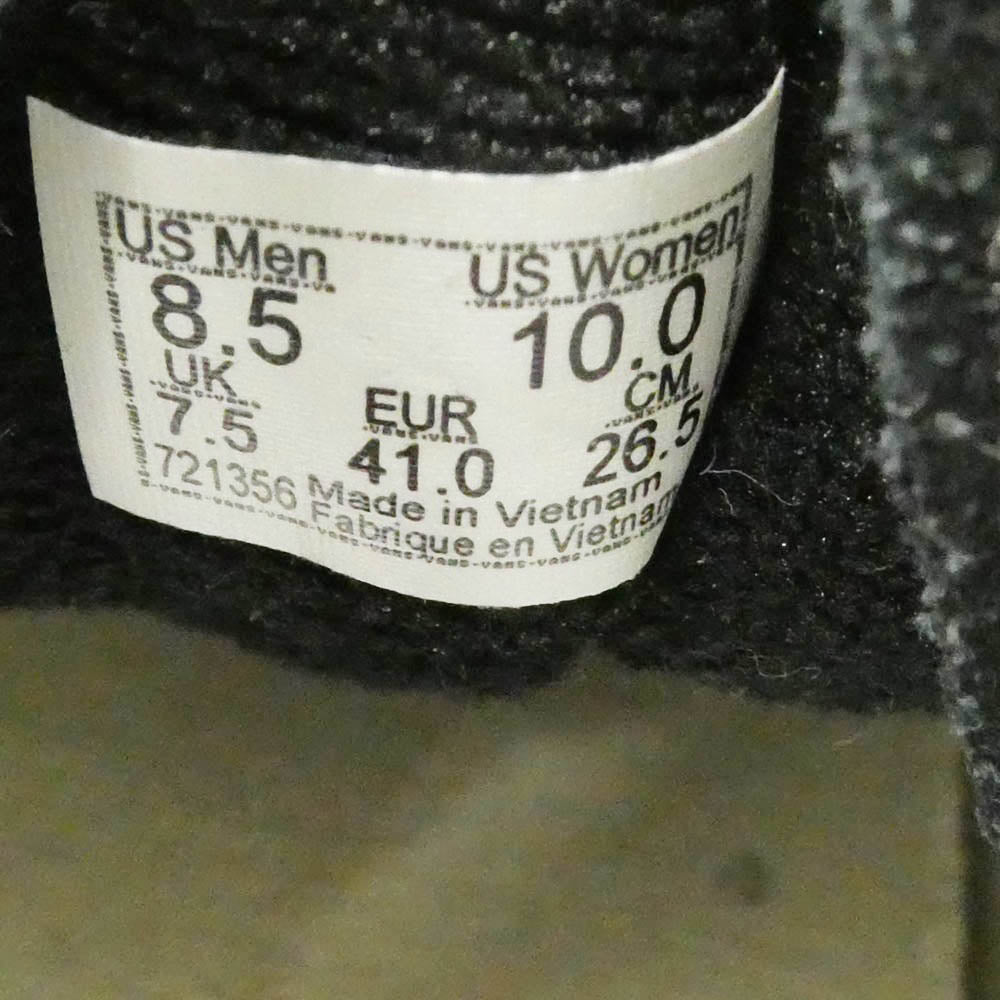 VANS バンズ Vault OG Sk8-Hi LX Black True White ボールド OG スケートハイ LX ブラック トゥルー ホワイト スニーカー ブラック系 ホワイト系 26.5cm【中古】