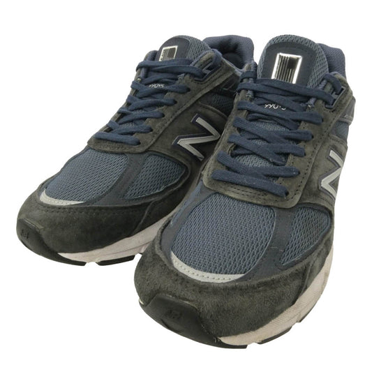 NEW BALANCE ニューバランス M990NV5 USA製 990V5 Navy Silver ネイビー シルバー ローカットスニーカー ネイビー系 チャコール系 26.5cm【中古】