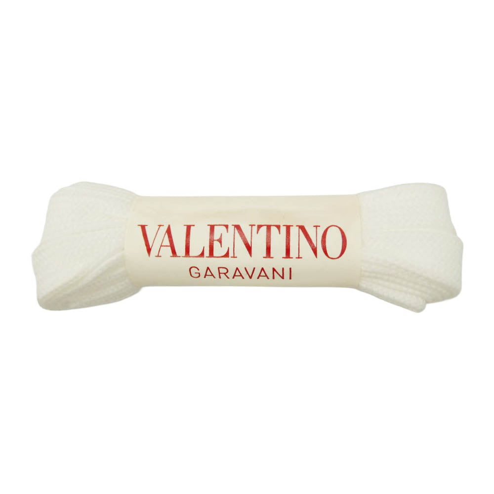 VALENTINO ヴァレンティノ LS X F28 Y2 Garavani ガラヴァーニ Vロゴ レースランナー ローカット スニーカー ブラック系 ホワイト系 40【中古】