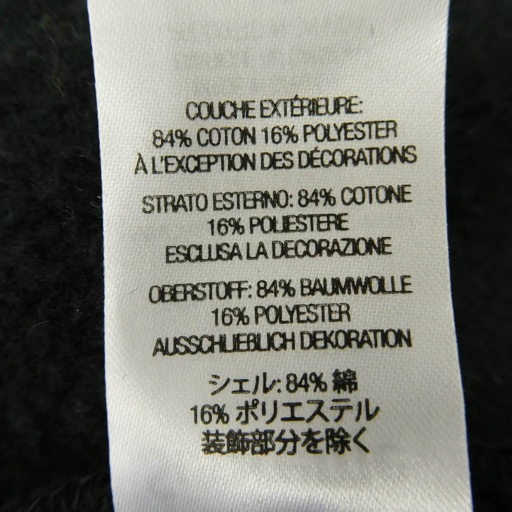 Supreme シュプリーム 24AW Collegiate Half Zip Pullover カレッジエイト ハーフジップ プルオーバー スウェット ブラック系 L【中古】