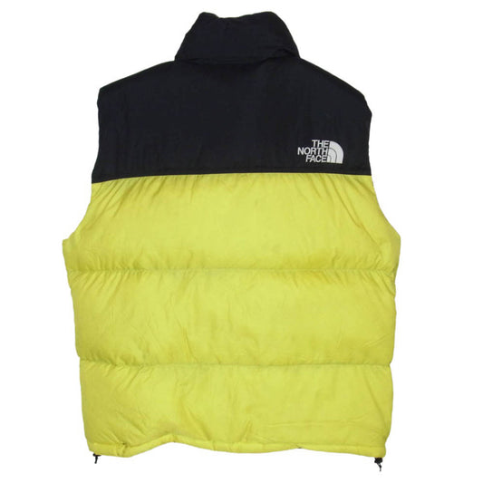 THE NORTH FACE ノースフェイス ND92232 Nuptse Vest ヌプシ ダウンベスト イエロー系 L【中古】