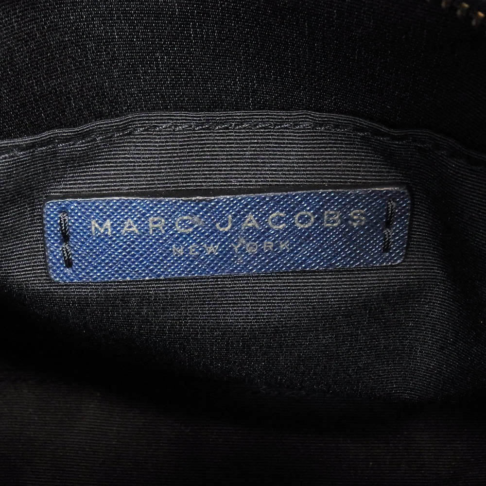 MARC JACOBS マークジェイコブス M0011341 PLAYBACK プレイバック レザー ショルダーバッグ ネイビー系【中古】