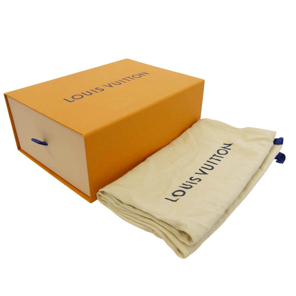 LOUIS VUITTON ルイ・ヴィトン MS0281 タイムアウトライン モノグラム レザー スニーカー ホワイト系 シルバー系 36.5【中古】