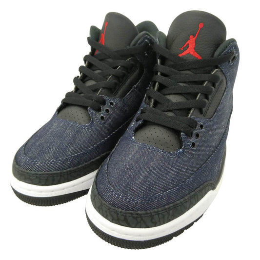 NIKE ナイキ Levi's リーバイス IH7959-400 × Levi’s リーバイス Air Jordan 3 Retro SP エアジョーダン3 レトロ SP スニーカー インディゴブルー系 ブラック系 26.5cm【美品】【中古】