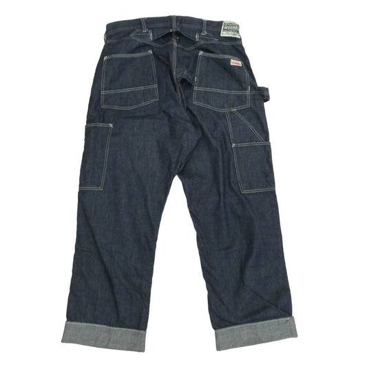 FREEWHEELERS フリーホイーラーズ Lot 102 THE IRONALL FACTORIES Co. DENIM OVERALLS デニム オーバーオールズ ワーク パンツ インディゴブルー系 36【中古】