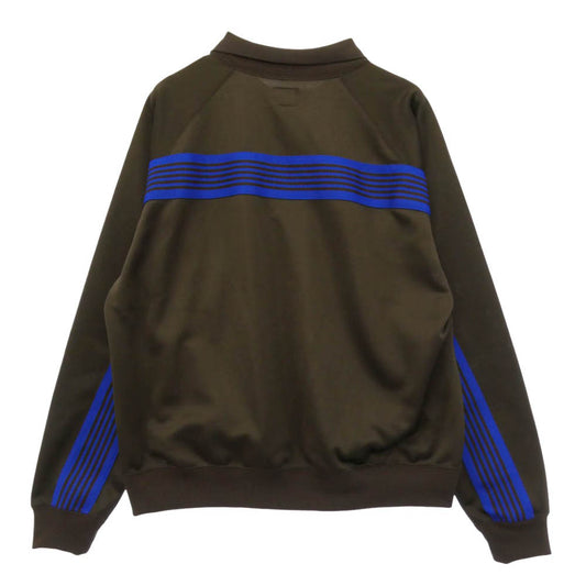 Needles ニードルス 11-13-2343-334 Beams Track Top ビームス 別注 トラック トップ ジャージ プルオーバー ダークブラウン系 ブルー系 S【新古品】【未使用】【中古】
