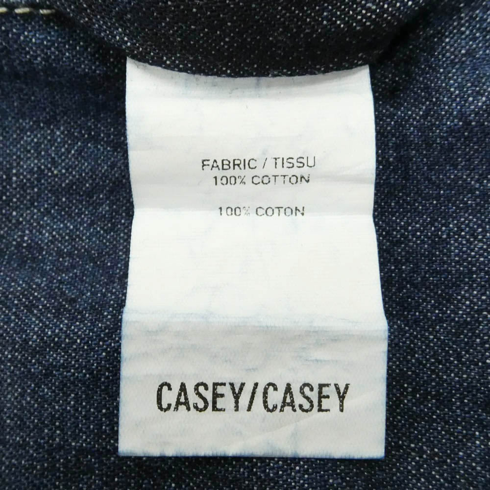 ケイシーケイシー 26SS EUDES DENIM SHIRT L DENIM / INDIGO ウード デニムシャツ インディゴ 長袖シャツ インディゴブルー系 M【中古】