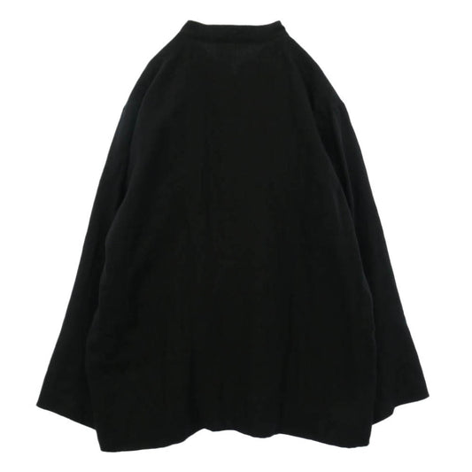 COMOLI コモリ 25SS B01-01009 Canapa Stand Collar Jacket ヘンプ カナパ スタンド カラー ジャケット ブラック系 2【新古品】【未使用】【中古】