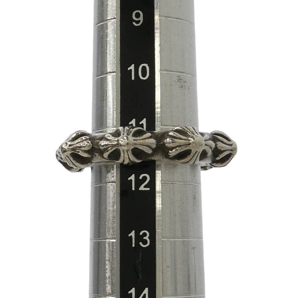 CHROME HEARTS クロムハーツ(原本無) CROSS BAND クロスバンド リング シルバー系 11.5号【中古】