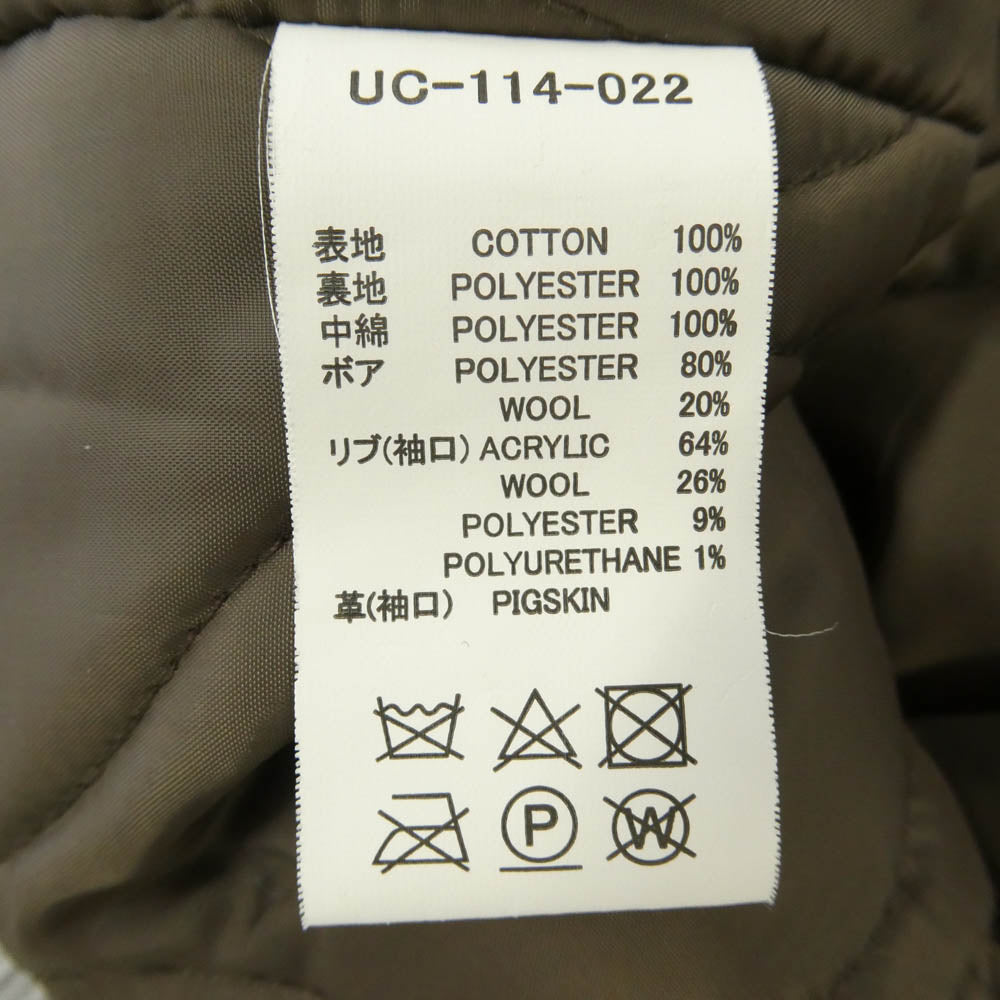 アンクラウド UC-114-022 JEEP COAT ジープコート ベンタイル 中綿 コート ブラック系 L【中古】