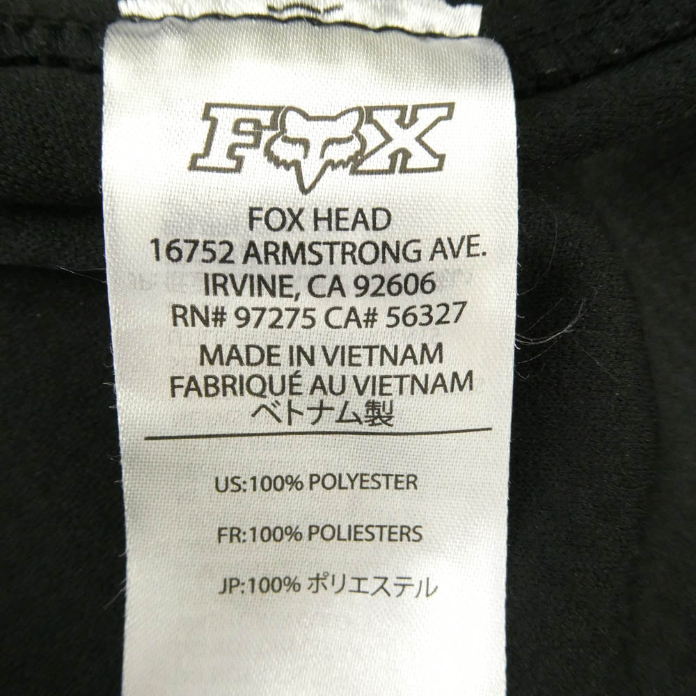 Supreme シュプリーム 18SS × Fox Racing フォックスレーシング Moto Jersey Top モト ジャージ トップ ロゴプリント 長袖 カットソー ブラック系 M【中古】