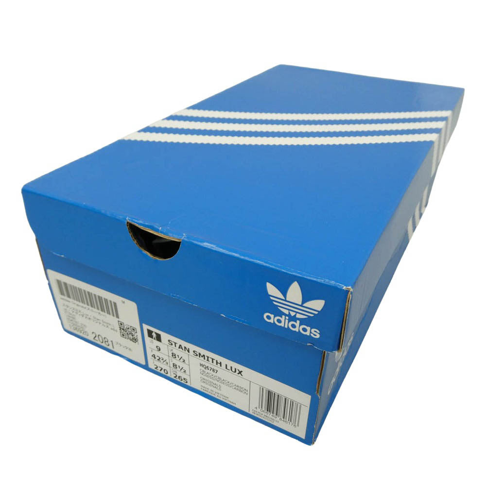 adidas アディダス HQ6787 STAN SMITH LUX スタンスミス ラックス ローカット スニーカー ブラック系 27cm【中古】