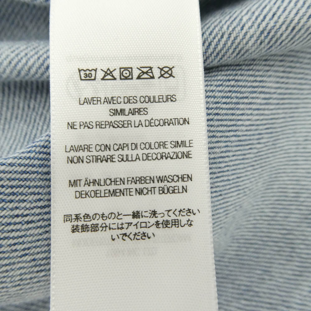Supreme シュプリーム 25SS Small Box Denim Shirt スモールボックス デニム 長袖 ボタンダウン シャツ ブルー系 L【中古】