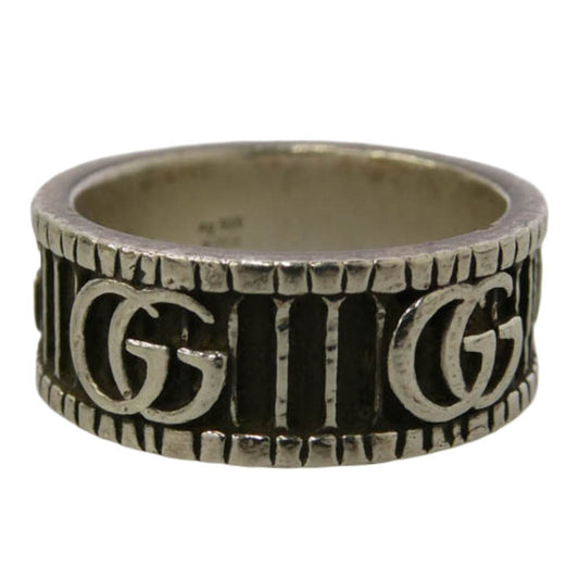 GUCCI グッチ GGマーモント ダブルG リング シルバー系 12.5号【中古】