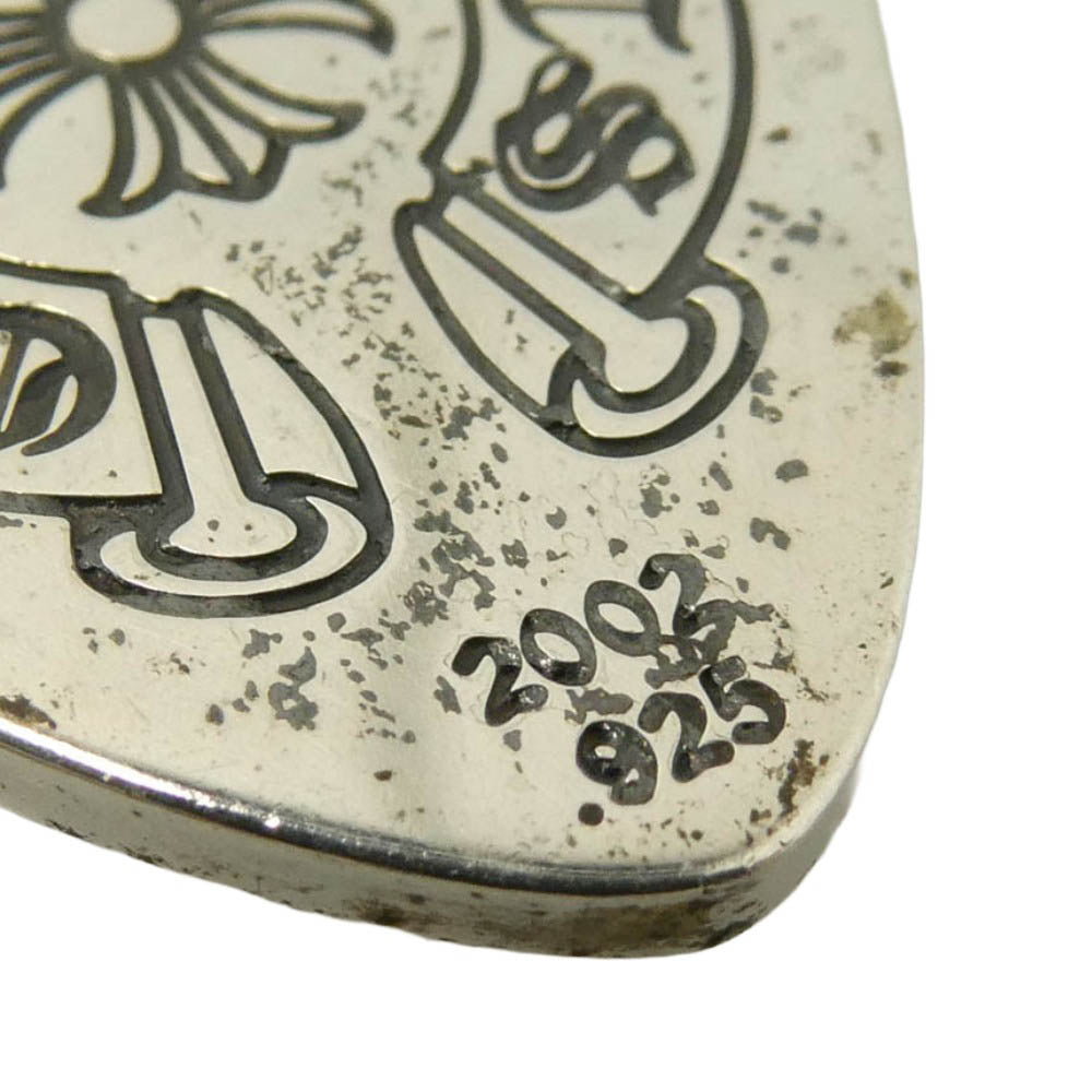 CHROME HEARTS クロムハーツ(原本無) GUITAR PICK LT リップ&タン ギターピック ペンダントトップ シルバー系【中古】