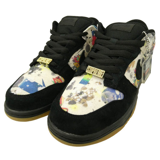 Supreme シュプリーム NIKE SB ナイキエスビー 23AW FD8778-001 × Nike SB Dunk Low ナイキ ダンク ロー ラメルジ ローカットスニーカー ブラック系 マルチカラー系 27cm【新古品】【未使用】【中古】