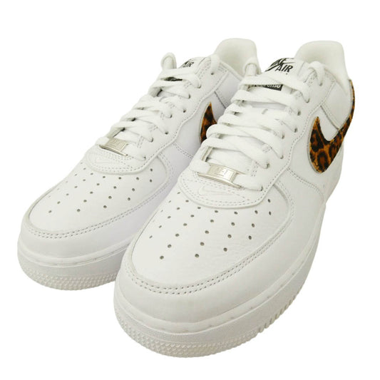 Supreme シュプリーム GOODENOUGH グッドイナフ NIKE ナイキ 25SS IM3483-100 × GOODENOUGH グッドイナフ × Nike ナイキ 【フェイクバスターズ鑑定済】 Air Force 1 Low White Leopard AF1 エアフォース1 ロー レオパード ローカット スニーカー ホワイト系 27.5cm【美品】【中古】