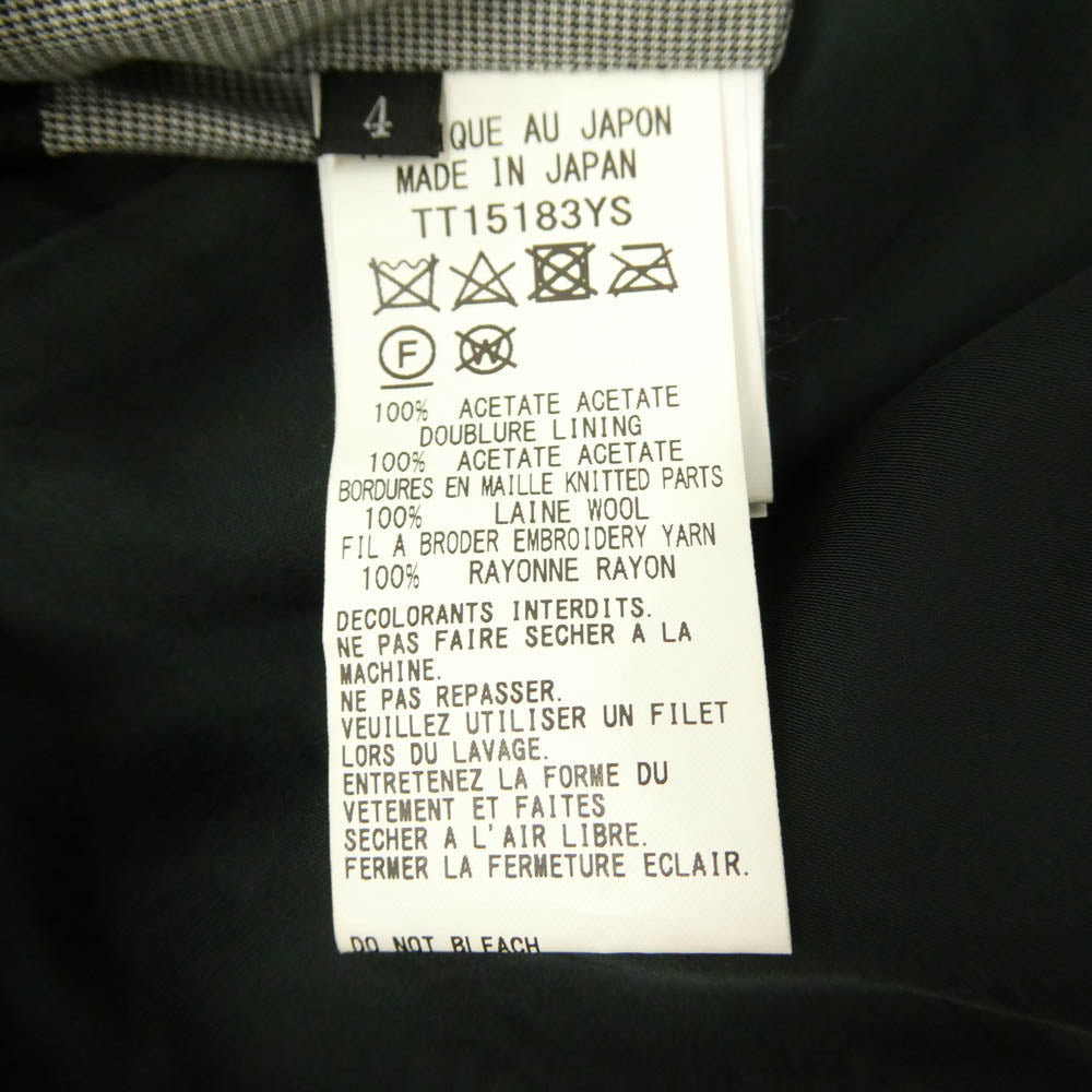 Y's Yohji Yamamoto ワイズ ヨウジヤマモト TAILOR TOYO テイラー東洋 YF-Y50-505 TAILOR TOYO テイラー東洋 Y's 1972 SUKAJAN 港商 ワイズ 50周年 スカジャン ジャケット ブラック系 4【中古】