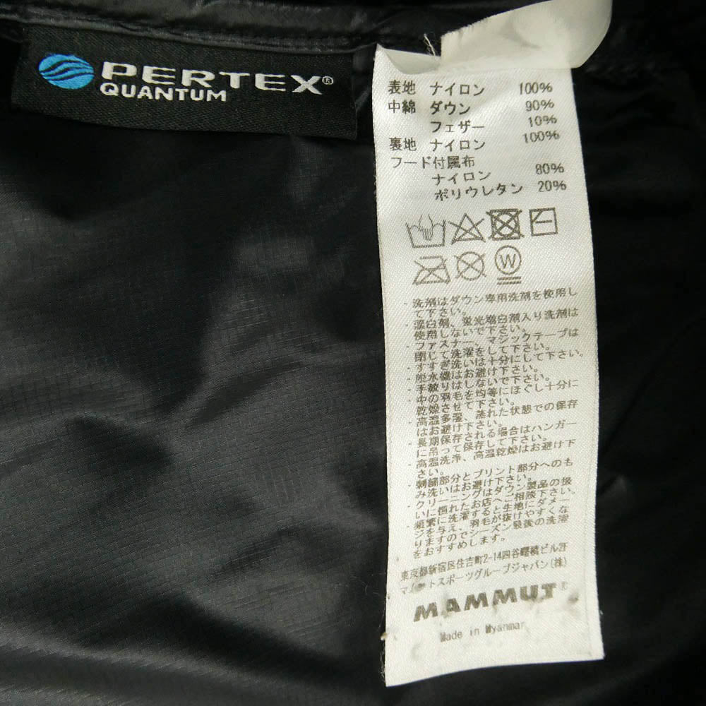 Mammut マムート 1013-00710 Xeron IN Hooded Jacket Women エクセロン イン フーデッド ジャケット ウィメンズ ダウンジャケット ブラック系 XS【中古】