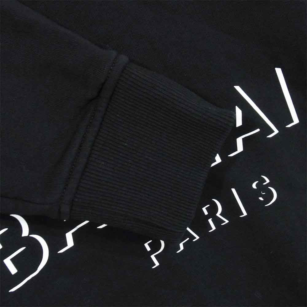 BALMAIN バルマン ロゴ スウェット ブラック系 L【中古】