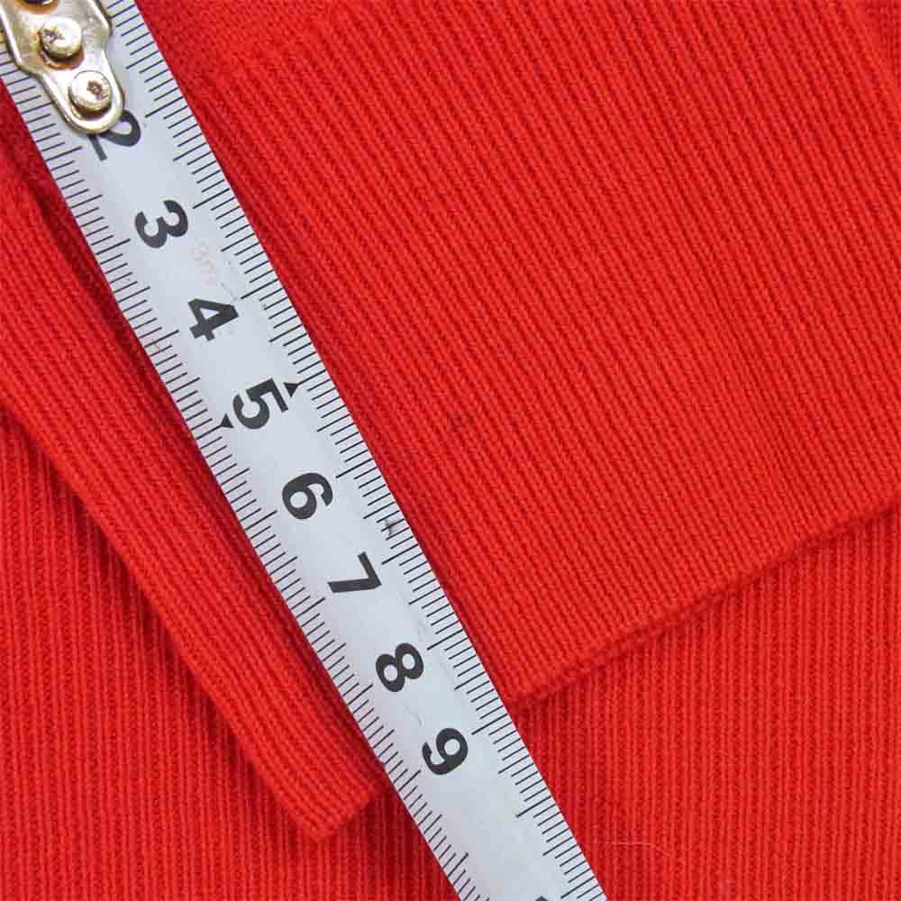 MAISON KITSUNE メゾンキツネ ウール ニット レッド系 L【極上美品】【中古】