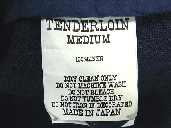 TENDERLOIN テンダーロイン LINEN SWING TOP リネン スウィング トップ ジャケット ネイビー系 M【新古品】【未使用】【中古】