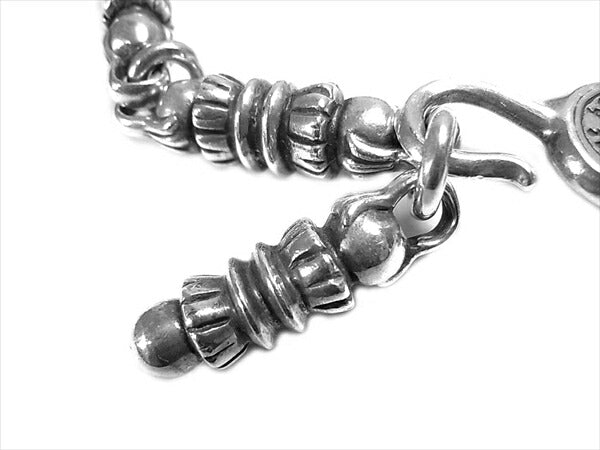 CHROME HEARTS クロムハーツ(原本無) BARREL LNK BRACELET バレルリンク ブレスレット シルバー 全長26.2cm程度【中古】