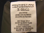 TENDERLOIN テンダーロイン T-HUNTING DOWN JKT ハンティング 無地 ダウン ジャケット ネイビー系 XS【中古】