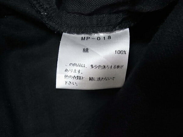 Celt&Cobra ケルト&コブラ MP-018A レザーパッチ ブラックデニムパンツ 黒系 29【中古】