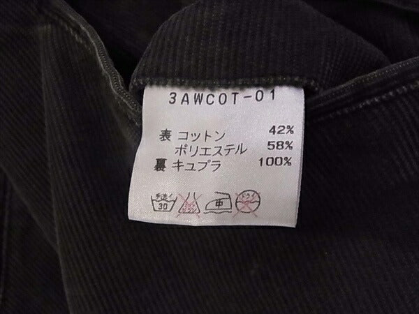 Celt&Cobra ケルト&コブラ 3AWCOT-01 コーデュロイ ステンカラー コート グリーン系 S【中古】