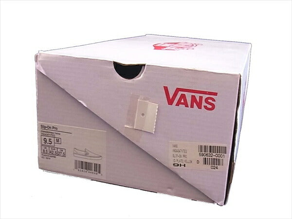Supreme シュプリーム ×Vans バンズ 19SS Diamond Plate Slip-On Pro VN0A347VTEG スニーカー イエロー系 27.5㎝【中古】