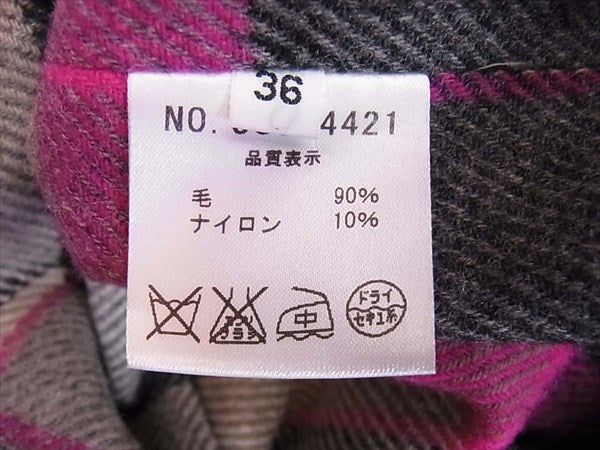 OLD ENGLAND オールドイングランド ウール ライナー レディース トレンチコート 黒系 36【中古】