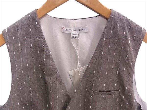 GREED グリード ロング レディース カジュアルベスト グレー系 M【新古品】【未使用】【中古】
