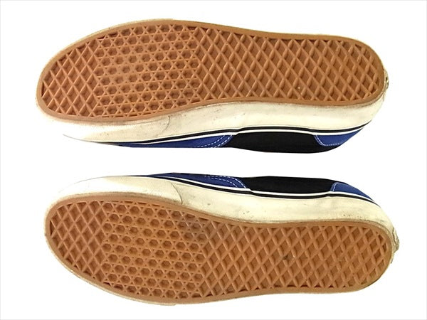 VANS バンズ バーニーズニューヨーク BARNEYS NEW YORK 別注 ERA エラ キャンバス スニーカー 青系 US9【中古】