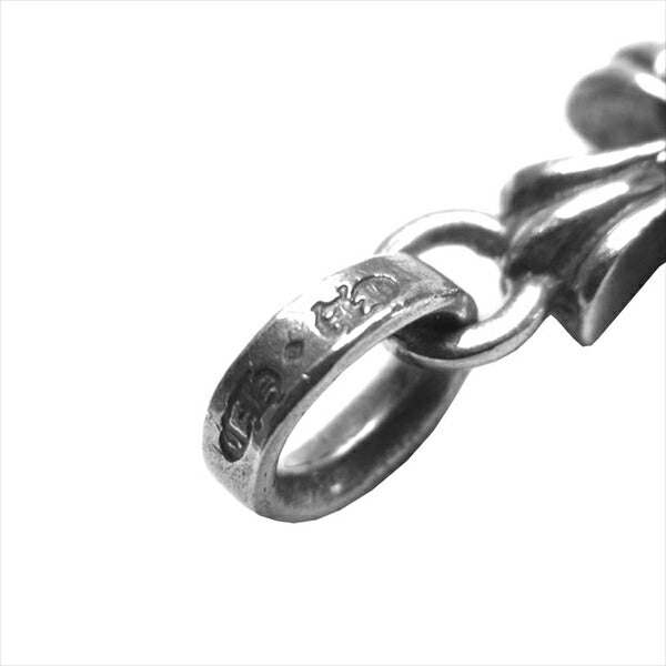 CHROME HEARTS クロムハーツ(原本無) CRS BBYFAT SAP ベイビー ファット 1サファイア チャーム ネックレス ペンダントトップ シルバー【中古】